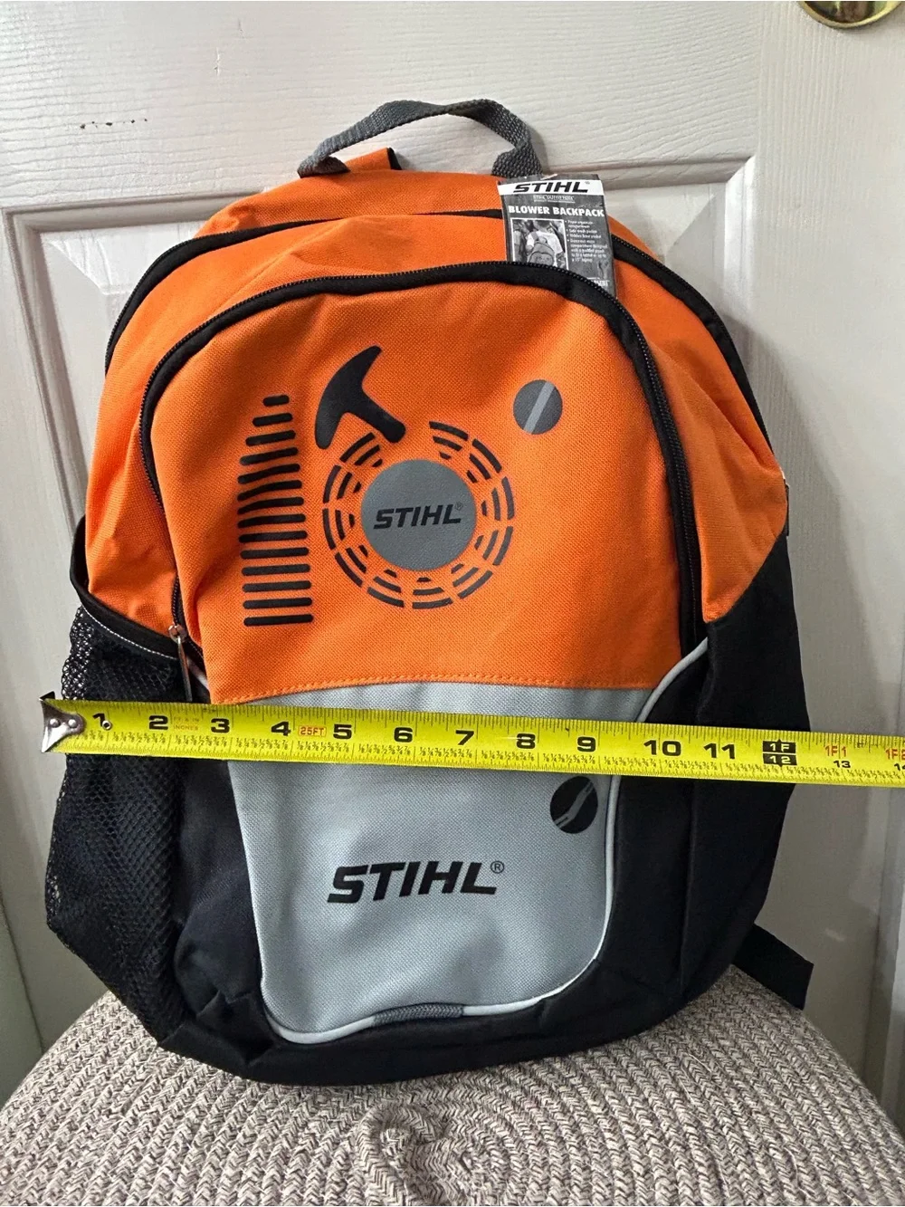 Stihl Blower School Backpack for Kids NWT Orange Black - Picture 7 of 8
